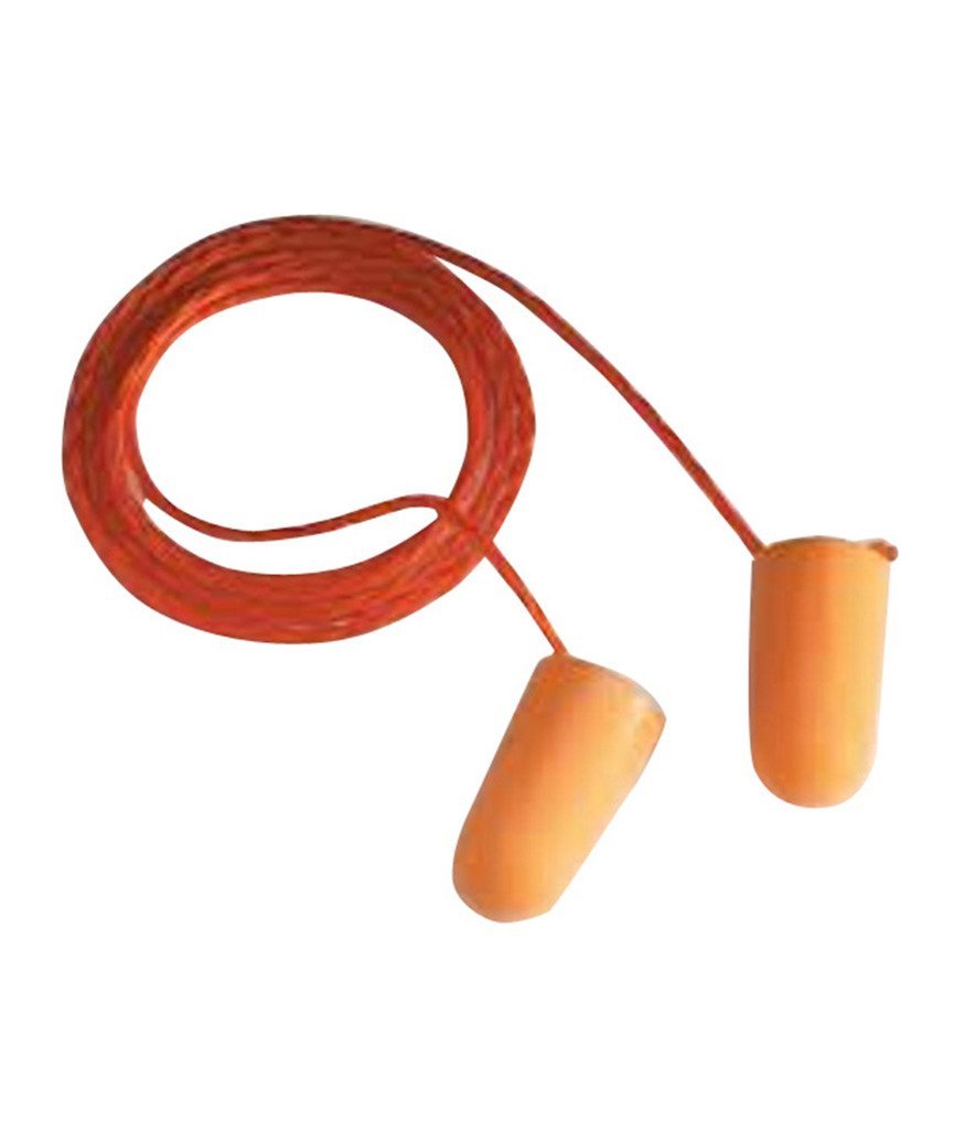 Corded Foam Disposable Ear Plugs, Pack of 3,Orange – Sun Safety